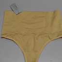 Werena Tummy Control Thong Shapewear for Women High Waist Shaping Underwear Seamless Thongs Panties, Large