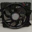 Engine Radiator Cooling Fan Assembly with Brushless Motor for Cadillac ATS 2016-2019 2.0L 3.6L, CTS 2016-2019 2.0L 3.6L, Chevrolet Camaro 2016-2020 2.0L 3.6L