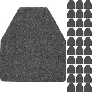 Nuanchu 30 Pack Nonslip Floor Mats - Water Absorption Urinal Mats, Bathroom Urinal Floor Pads for Men's Restroom (Grey)