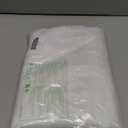 NICETOWN Sheer Curtains Panel 72" Long - Ring Top Window Treatment Sheer Voile Drapes for Bedroom/Living Room (White, Set of 2, W54 x L72)