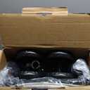 ROODO 4 Wheel Dog Cat Pet Stroller Best Lightweight Foldable Compact Portable Jogger All Terrain Travel Pet Gear Puppy Doggie Bunny Kitty Stroller for up to 30lbs Medium Small Dogs Cats (Light Khaki)