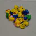 24 Pcs Summer Rubber Ducks with a Bag, Ducks for Jeeps, Assorted Beach Toys for Duckies Games, Summer Prizes Holiday Party Favors, Pool Water Bath Cruise Toys, Christmas Stocking Stuffers Gifts