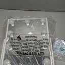 FENCHILIN Vanity Mirror with Light Lighted Makeup Mirror Vanity Makeup Mirror Smart Touch Control 3 Colors Dimable Light Detachable 10X Magnification 360 Rotation (White)