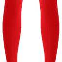 Over the Knee High Socks, Warm Cable Knit Wool Over Knee Stockings for Women