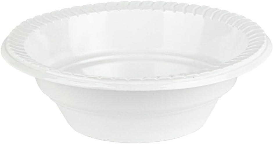 16 oz White Microwave Safe Bowls - Disposable Catering and Party Bowls - Case of 800