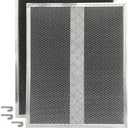 Upgraded Range Hood Activated Carbon Filter S99010308 Suitable for Bro-an Nut-one BPSF30 QS WS and GE WB02X10707 Ductless Range Hood Deodorising Filter 10.8 x 13.3 inches 2-pack