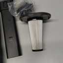 AHNR Handheld Vacuum Cordless, 16000PA Powerful Suction Hand Held Vacuum Dust Busters Cordless Rechargeable with LED Light & 2 HEPA Filters, Portable Car Vacuum Cleaner High Power for Car Home Office (White & Blue)