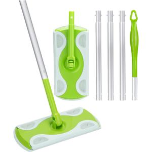 Mop Handle Compatible with Swiffer, Green Extra Long Detachable Mop Handle for Swiffer Dry & Wet Mops, Easy to Install & Replace