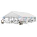 YITAHOME 20x30FT Party Tent Heavy Duty Wedding Event Shelters PVC Upgraded Galvanized Canopy with Large Roof Removable Sidewalls Commercial Party Tent, White