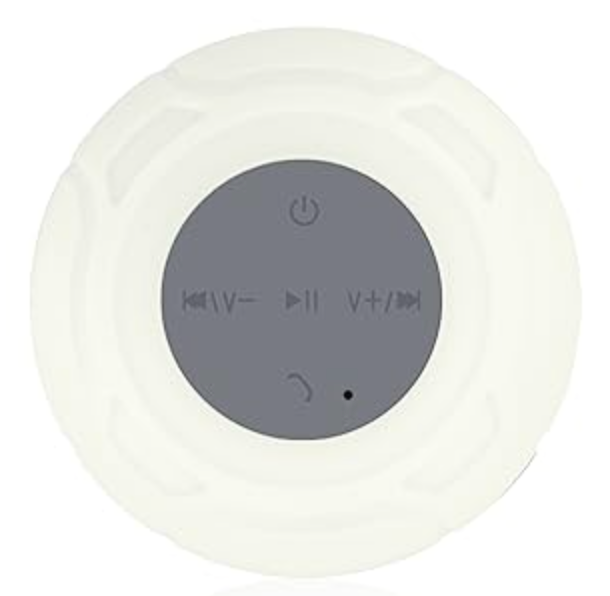 Waterproof Bluetooth Shower Speaker Portable Wireless Water-Resistant Speaker Suction Cup,Built-in Mic Gifts for Kids Speakerphone for iPhone Phone Tablet Bathroom Kitchen