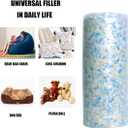 BOXIN 40lbs Shredded Memory Foam Filling for Bean Bag Filler, Soft and Convenient Pillow Stuffing Foam for Couch Cushion, Dog Bed, Chair, Arts & Crafts, Added Gel Particles