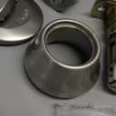 Kwikset Hometown Deadbolt Lock, Satin Nickel, Round Exterior Keyed Front Entry Door, Pick Resistant SmartKey Rekey Security, Single Cylinder Dead Bolt Door Lock, with Microban Protection