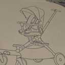 Lightweight Folding Stroller Wagon for Baby & Toddler Travel, 360 Reversible Seat, Adjustable Canopy with Storage Basket, Airplane-Friendly Compact Umbrella Stroller,Glory Black