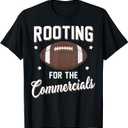 Rooting for The Commercials T-Shirt Football Players Shirt T-Shirt Medium