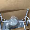 Medline Bariatric Drop-Arm Commode - Heavy Duty Steel Toilet Chair for Disabled and Elderly, 1,000 lb. Weight Capacity