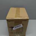 Pendant Light Black Lamp Holder and Glass Striped Light Shade Modern Pendant Lighting for Kitchen Island Farmhouse Hanging Lights Fixtures (L, Amber)