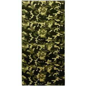 Rstick Green Camo Beach Towel Oversized 36"x72"Quick Dry Sand-Free Black Camo Thin Lightweight Microfiber Towels for Swim Pool Camping Travel