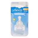 6 x Dr. Brown's 8 Pack Natural Flow Level 3 Standard Nipple