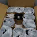 LUCORUSC Led Garage Lights Bulb 10 Pack 120W Super Bright Ceiling Led Shop Lights 6 Deformable Panels Screw in E26/ E27 6500K 12000 LM Deformable Garage Light Ideal for Basement Attic and Workshop