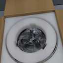 Lamomo Semi Flush Mount Ceiling Light, Upgraded Larger Black Hallway Light Fixture, 3-Bulb Globe Glass Close to Ceiling Light, Indoor Hanging Light for Bedroom Kitchen Porch Hallway,Bulbs Not Included (12.2'')