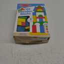 Melissa & Doug Wooden Building Blocks Set - 100 Blocks in 4 Colors and 9 Shapes - FSC Certified