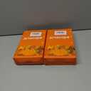 2 x Artscope Fall Decorative Throw Pillow Covers 18x18 Inch Set of 4, Happy Fall Pumpkin Truck Thankful Grateful Blessed Outdoor Farmhouse Pillow Cases for Home Sofa Couch-Orange