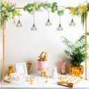 Over The Table Rod Stand with Clamps, Gold Metal Table Arch Adjustable 38"-47" Tall 34"-102" Length, Table Balloon Arch for Wedding, Anniversary, Birthday, Party, Christmas Decoration