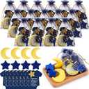 50 Sets Twinkle Twinkle Baby Shower Favors Gift Moon and Star Shaped Bath Soaps with Blue Thank You Cards Showing Love Gifts for Guest Return Prizes Gender Reveal Birthday Party Decoration