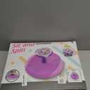 VROGTIK Sit and Spin Toys for Toddlers 1-3 Girls, 360 Toddler Spinning Seat with LED Lights and Music Christmas Birthday Gift for 1 2 3 Years Old Girl Sensory Toys Toddler Activities (Pink)