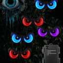 Halloween Decorations, 5 Pack Glowing & Flashing LED Eye Lights for Indoor/Outdoor Use, Bush, Yard, Window, Party