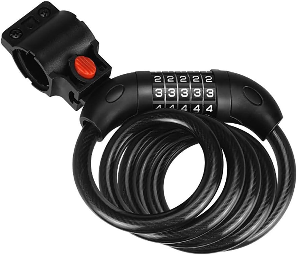 Bike Chain Lock, Cannot Be Cut with Bolt Cutters Or Hand Tools, Premium Case-Hardened Security Chain for Motorcycles, Bike, Generator, Gates,Outdoor Furniture (1.1m Plastic Wrapped Lock)