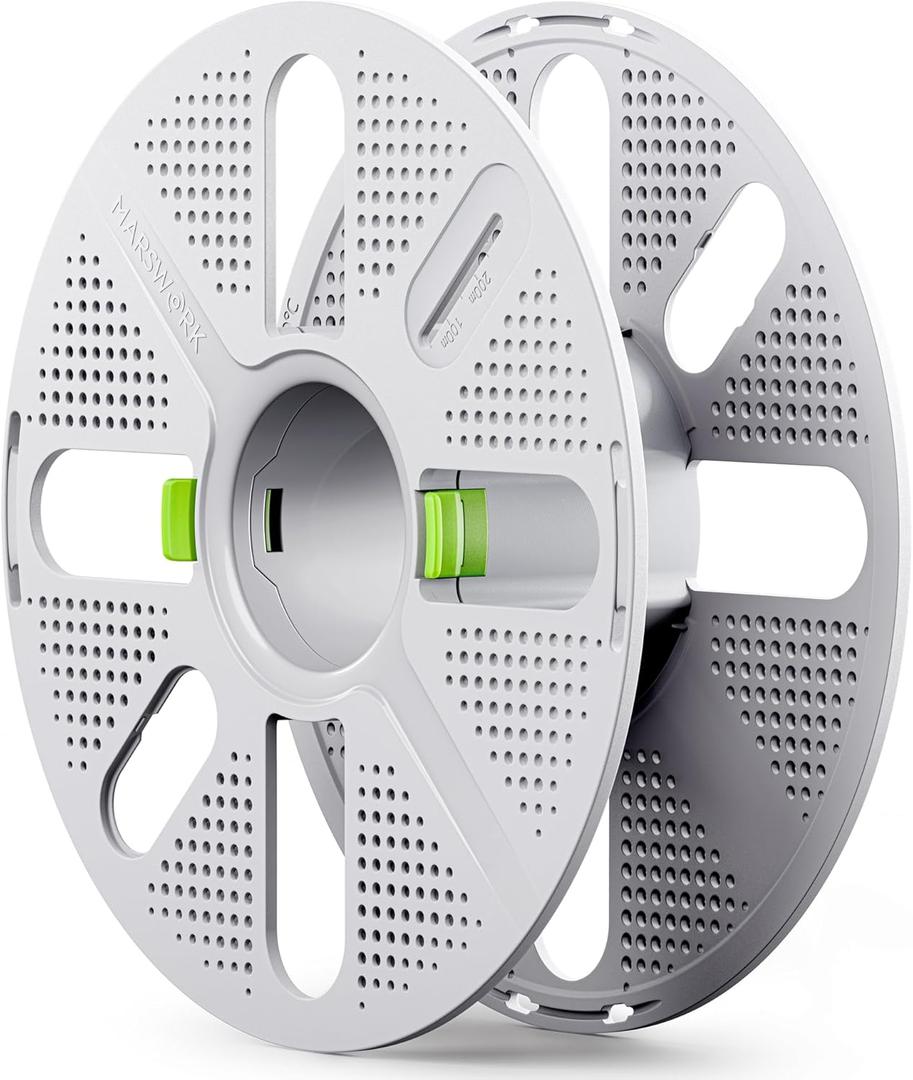 Quick-Swap Reusable Spool for Refill Filament, Two-Finger Press Design, Compatible with Bambu Lab 3D Printers, Empty Filament Spool