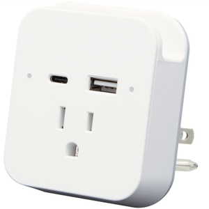 Helix PowerUp Multiport Wall Charger Dual USB-C and USB-A Ports with Outlet