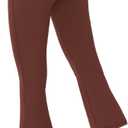 Sunzel High Waist Mini Flared Leggings for Women, Tummy Control Casual Flare Yoga Pants for Yoga Workout Gym (Medium)