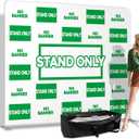 7.5x7.5 FT Double-Sided Tension Fabric Backdrop Stand | Portable Aluminum Frame for Trade Shows, Weddings & Events (Frame Only)
