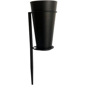 Metal Grave Vase, Flower Holder in the Ground, Cemetery Vase, Grave Decoration, with Flower Foam