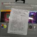 Monster 32.8ft Sound Reactive RGB+W Light Strip, Smart Multi-Color + Multiwhite, Indoor Use, App & Voice Control, Xtreme Easy Assembly