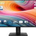 MSI PRO MP242A E2 24-inch IPS 1920 x 1080 (FHD) Gaming Office Monitor, 120Hz, Adaptive-Synch, HDR Ready, HDMI, VGA Port, Display Port,VESA Mountable, Tilt, Speaker, 4-Side Slim Bezel,1ms, Black