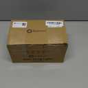 Outdoor String Lights 25 Feet G40 LED Patio Lights, Plug-in, 13 Plastic Edison Bulbs(1 Spare), Waterproof Connectable Hanging Light for Backyard Porch Balcony Party Decor, E12 Base, Black