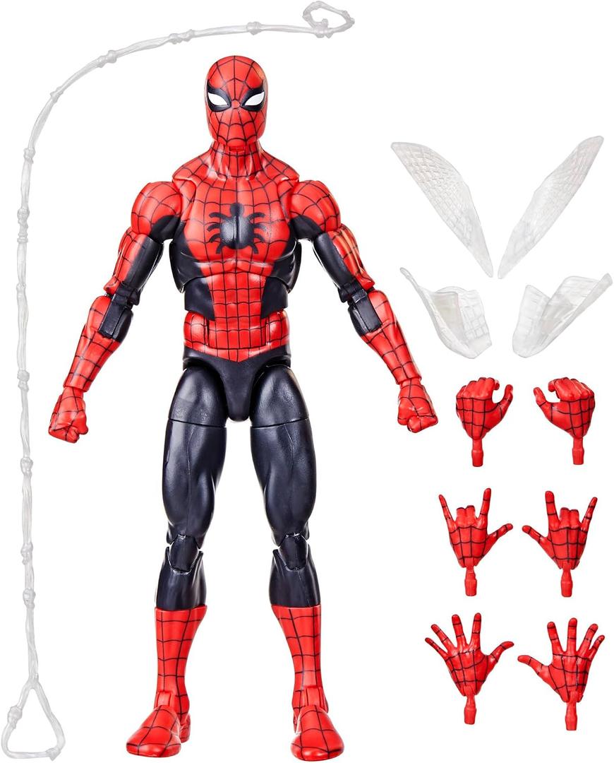 Marvel Legends Series The Amazing Spider-Man, Marvel Comics Retro Collectible 6-Inch Action Figures, Toys for Ages 4 and Up, 15cm/5.9in