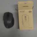 TECKNET Wireless Mouse (2.4G & BT5.0/3.0) Silent 4800 DPI Computer USB A & Bluetooth Mouse 6 Buttons, Wide Compatibility - Grey