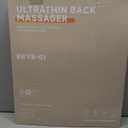 Back Massager, Rolling Up and Down Back Massager with Heat, Back Massage 4D Kneading for Pain Relief Deep Tissue, Ultrathin Shoulder Massager Mother's Day Gift for Women Men Parents, Khaki