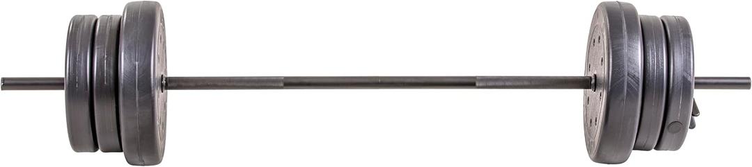 US Weight Barbell Set for home gym workout - Made in USA, Essential Home Gym Equipment for Strength Training,  4PCS of 10lbs and 2PCS of 5lbs