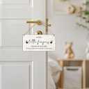 2 x Please Take Off Your Shoes Sign, No Shoes Sign for House, Shoes Off Sign for Home, Hanging Wall Decor for Entryway Front Door - 12 x 6 In