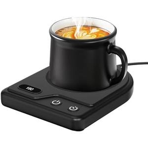 Mug Warmer,Coffee Mug Warmer with 3 Adjustable Temperature Settings,Coffee Warmer with 2-12H Auto Shutoff Functions,Easy to Clean Mug Heater for Desk,Grandma Gifts for Mothers Day