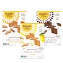 Simple Mills Sweet Thins New Cookies Variety Pack, Seed and Nut Flour (Lemon, Honey Cinnamon, Chocolate Brownie) - Gluten Free, Paleo Friendly, Healthy Snacks, 4.25 Ounce (Pack of 3) (EXP 12/27/25)