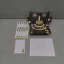 Happy Birthday Cards, 3D Pop-Up Firework Birthday Cards with Music & LED Lights, DIY Age Birthday Gifts for Mom, Women, Men, Kids, Dad, Father, Wife