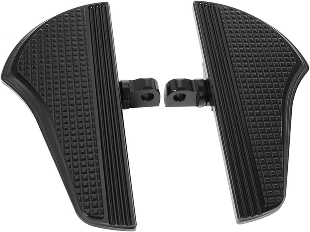 Motorcycle Floorboards CNC Mount Foot Rest Pegs For Harley Touring Softail, Black Motorcycle Floorboards CNC Mount Foot Rest Pegs For Harley Touring Softail, Black