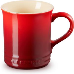 Le Creuset Stoneware Vancouver Mug, 14 oz., Cerise