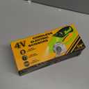 Cordless Electric Scissors, 4V Rechargeable Box Cutter & Cardboard Cutter with Titanium Blade, LED Light, Safety Lock - Rotary Cutter for Fabric, Leather, Carpet, Plastic, Crafting, Sewing(Slate Blue)